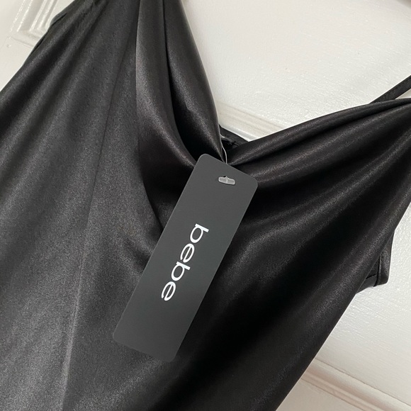 BEBE black slip dress - Picture 3 of 3
